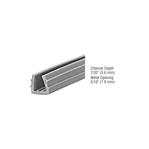 Gray Sliding Track Assembly Vinyl - 100 ft Roll