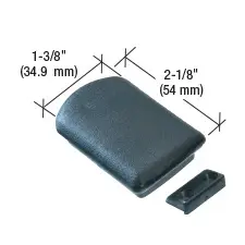 CRL Replacement Plastic Self-Latching Latch for Tri-Vent Sliders DVL4 CRL Replacement Plastic Self-Latching Latch for Tri-Vent Sliders DVL4