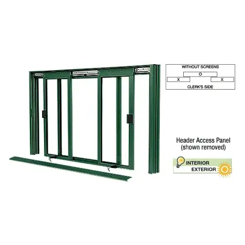 Custom KYNAR Paint DW Series Manual Deluxe Sliding Service Window XOX Without Screen Custom KYNAR Paint DW Series Manual Deluxe Sliding Service Window XOX Without Screen