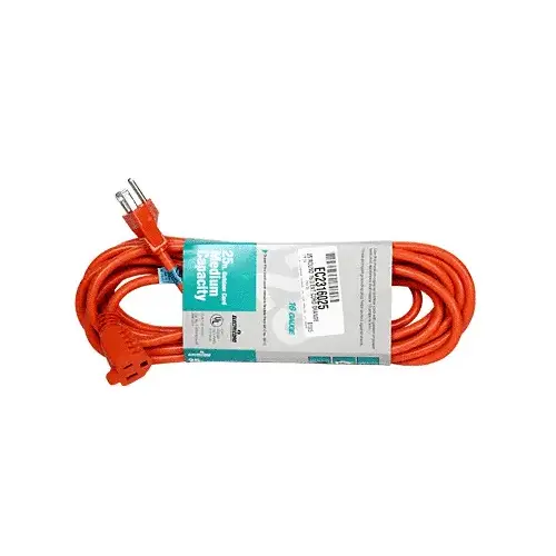 3-Conductor 16/3 Round 25 ft Extension Cord 3-Conductor 16/3 Round 25 ft Extension Cord