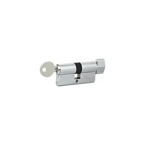 Brushed Stainless Keyed Alike Cylinder Lock with Thumbturn