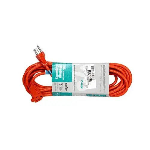 3-Conductor 12/3 Round 50 ft Extension Cord 3-Conductor 12/3 Round 50 ft Extension Cord