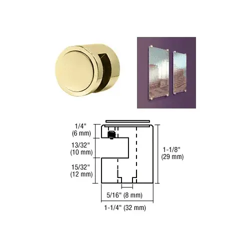Brass Edge Grip for 3/8" Material Brass Edge Grip for 3/8" Material
