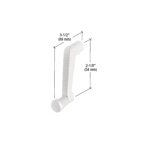 White Window Operator Handle with 11/32" Spline Size White Window Operator Handle with 11/32" Spline Size