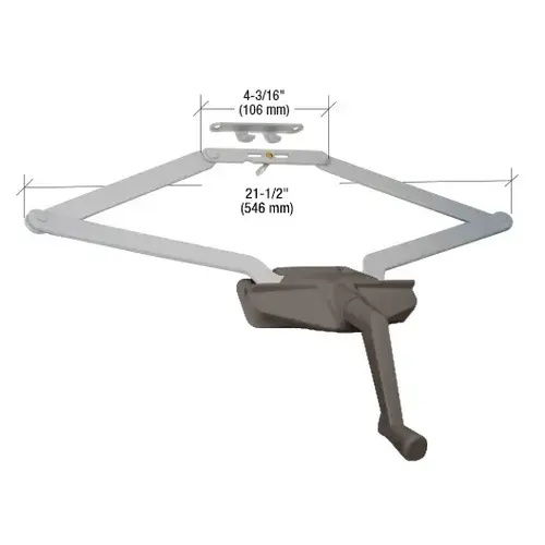 Bronze 21-1/2" Roto-Gear Awning Window Operator