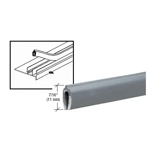 "EZ-Slide" Vinyl Window Track Cover Gray - 100 Foot Roll "EZ-Slide" Vinyl Window Track Cover Gray - 100 Foot Roll
