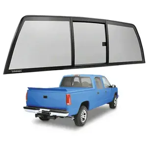 CRL ETRV880S Tri-Vent Three Panel Slider with Solar Glass for 1988-2000 Chevy/GMC C/K Trucks