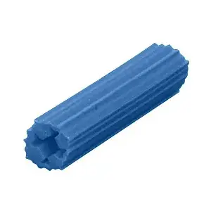 CRL EXP2010-XCP100 5/16" Hole, 1-1/2" Length 14 or 1/4" Screw Expanding Plastic Blue Screw Anchors - pack of 100