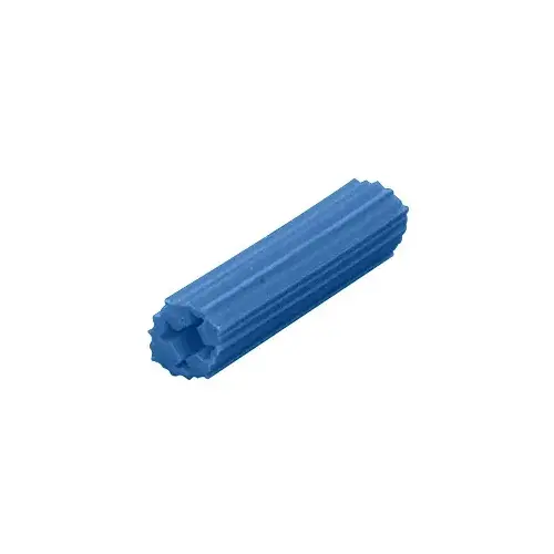 5/16" Hole, 1-1/2" Length 14 or 1/4" Screw Expanding Plastic Blue Screw Anchors - pack of 100