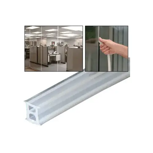 Clear 3/8" EZ GLAZE Soundstrip Extruded Silicone Gasket - 100 Foot Roll