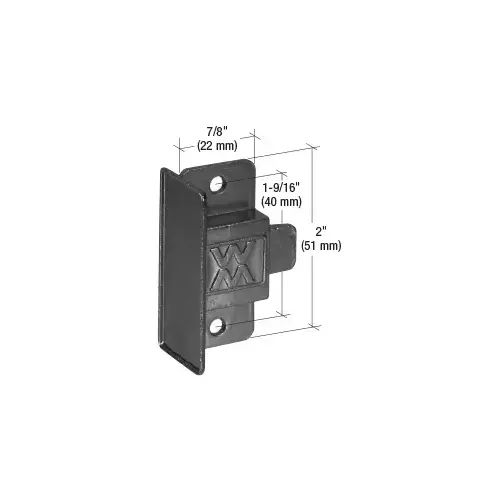 Black Sliding Window Latch and Pull with 1-9/16" Screw Holes for Window Master Series 216 Windows Black Sliding Window Latch and Pull with 1-9/16" Screw Holes for Window Master Series 216 Windows