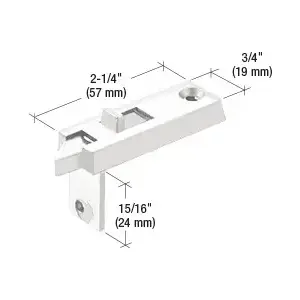CRL F2642 White Tilt Window Latch for Better Bilt