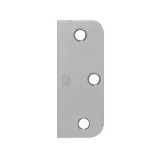 CRL F35826D 3-1/2" Hinge Filler 5/8" Radius Dull Chrome