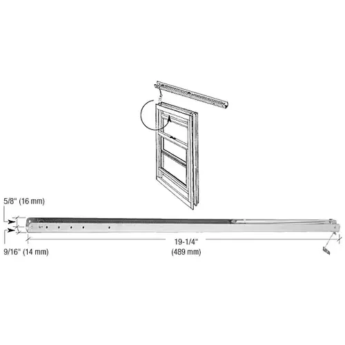 19-1/4" Overhead Channel Balance # 153 Mill