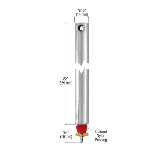 22" Tubular Spiral Non-Tilt Window Balance Red Bushing 22" Tubular Spiral Non-Tilt Window Balance Red Bushing