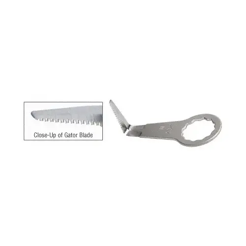 1" Serrated Gator 'L' Blades - pack of 2