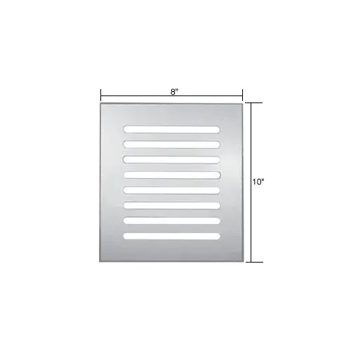 Clear Acrylic 8" x 10" Mirror Grille Clear Acrylic 8" x 10" Mirror Grille