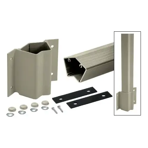 36" Beige Gray Inside 135 Degree Fascia Mount Post Kit for 200, 300, 350, and 400 Series Rails 36" Beige Gray Inside 135 Degree Fascia Mount Post Kit for 200, 300, 350, and 400 Series Rails