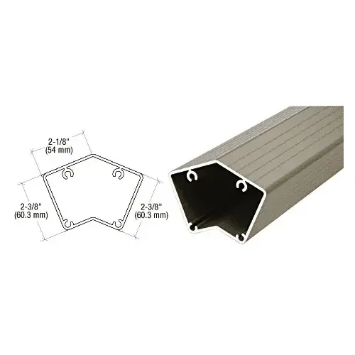 Beige Gray 200, 300, 350, and 400 Series 42" Long 135 Degree Post Beige Gray 200, 300, 350, and 400 Series 42" Long 135 Degree Post