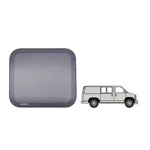 Fixed 'All-Glass' Look 40% Window - Side Hinged and Sliding Door for 1997+ Chevy/GMC Vans 17-11/16" x 22-1/8" Fixed 'All-Glass' Look 40% Window - Side Hinged and Sliding Door for 1997+ Chevy/GMC Vans 17-11/16" x 22-1/8"