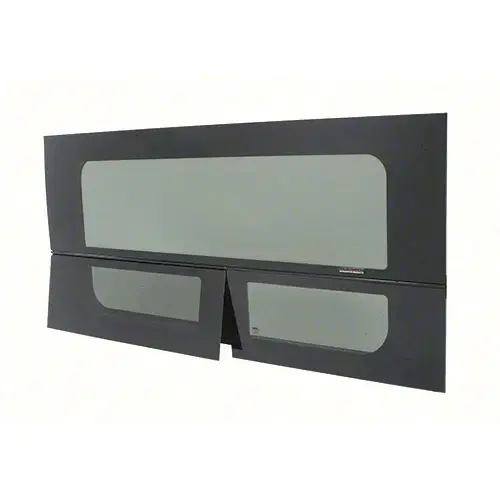 2014+ OEM Design 'All-Glass' Look Ram ProMaster Passenger Side Sliding Door T-Vent Window 136" & 159" Wheelbase Only 28% Dark Gray