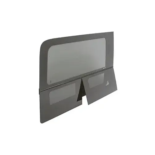 2007-2019 OEM Design 'All-Glass' Look Sprinter Van Dual-Vent Passenger Side Rear Quarter Panel Window for 170" Wheel Base Van 28% Dark Gray