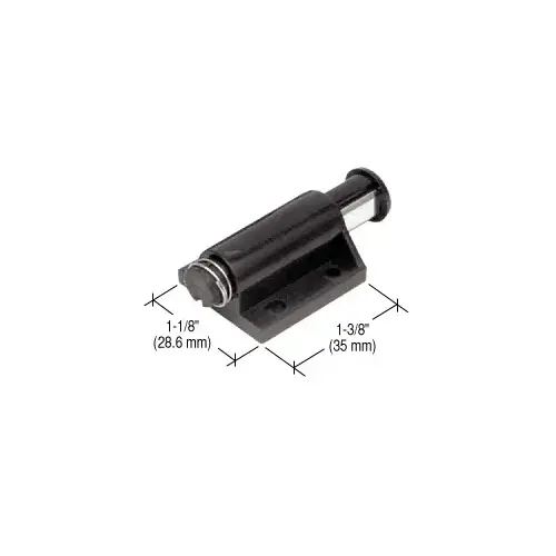Black Magnetic Single Latch for Glass Doors