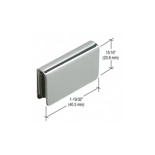 Chrome Rectangular Strike Plate