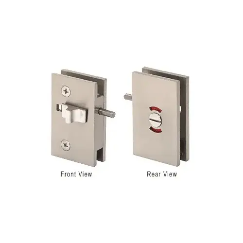Brushed Nickel Geneva Sliding Block Lock for RPS