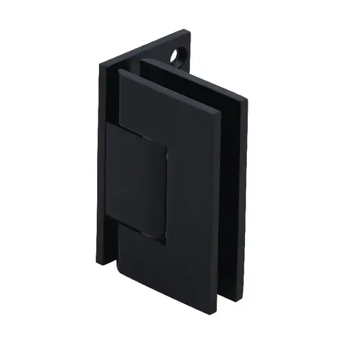 Matte Black Adjustable Wall Mount Offset Back Plate Hinge