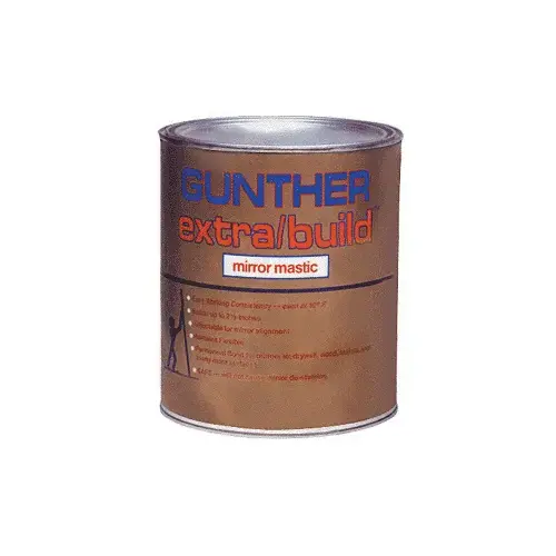 Gunther Extra/Build Mirror Mastic - Gallon Can Black
