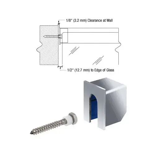 Polished Stainless Stabilizing End Cap for 11 Gauge Cap Railings Polished Stainless Stabilizing End Cap for 11 Gauge Cap Railings