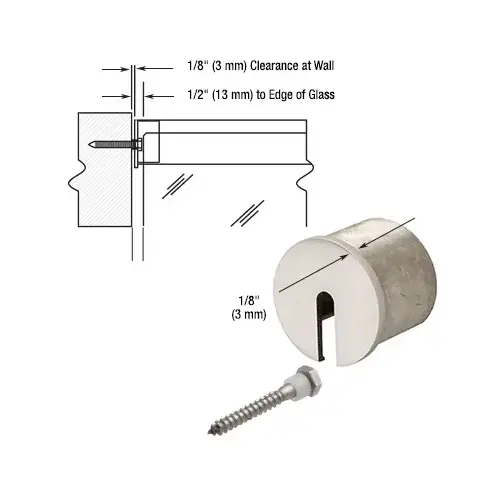 316 Brushed Stainless Steel Stabilizing End Cap for 1-7/8" GRRF20 Series Roll Form Cap Railing 316 Brushed Stainless Steel Stabilizing End Cap for 1-7/8" GRRF20 Series Roll Form Cap Railing