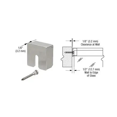 Brushed Stainless Square Stabilizing End Cap for 2" Square Cap Railing Brushed Stainless Square Stabilizing End Cap for 2" Square Cap Railing