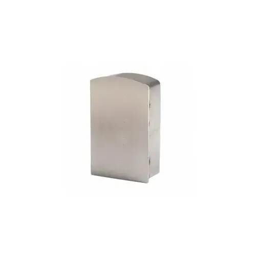 Brushed Stainless 2" x 3" Radius End Cap Brushed Stainless 2" x 3" Radius End Cap