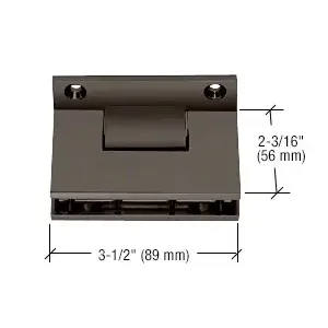 CRL GTC0370RB Oil Rubbed Bronze Geneva 3-Point Movable Square Style Transom Clamp