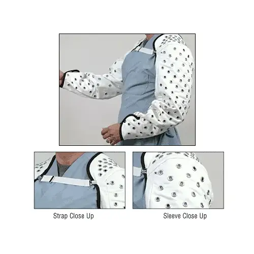 Large Glassworkers Protective Sleeves Pair White Large Glassworkers Protective Sleeves Pair White