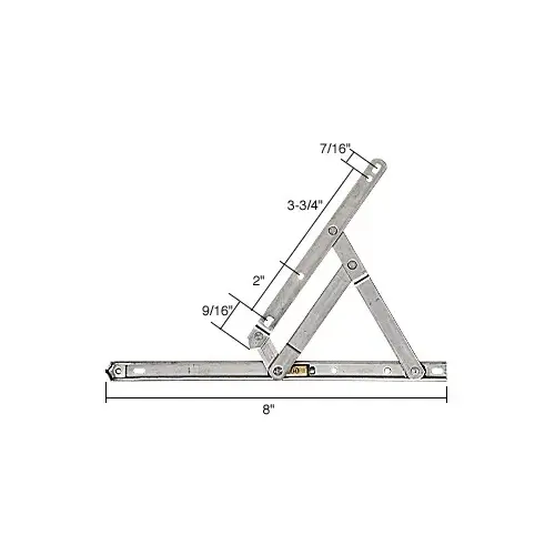 8" Standard Casement 4-Bar Window Hinge 8" Standard Casement 4-Bar Window Hinge