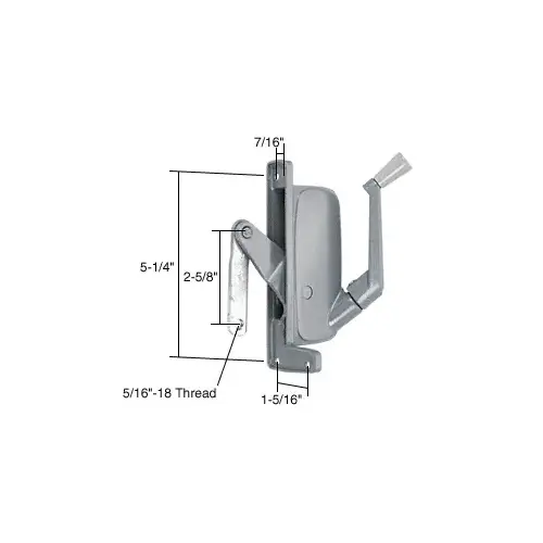 Right Hand Awning Window Operator Pan American Windows Gray Right Hand Awning Window Operator Pan American Windows Gray