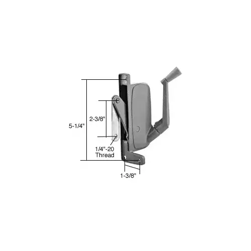 Right Hand Awning Window Operator for Look and Rusco Windows Gray Right Hand Awning Window Operator for Look and Rusco Windows Gray