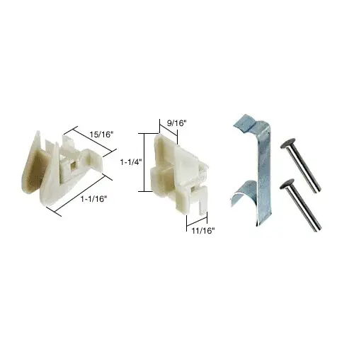 Window Channel Balance Repair Kit - Carded Tan - pack of 2