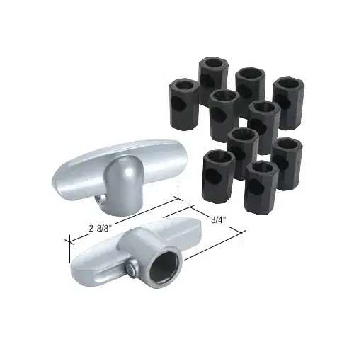 Aluminum Universal T-Crank Window Handle - pack of 2 Aluminum Universal T-Crank Window Handle - pack of 2