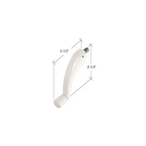 White Pro-Drive Crank Handle White Pro-Drive Crank Handle