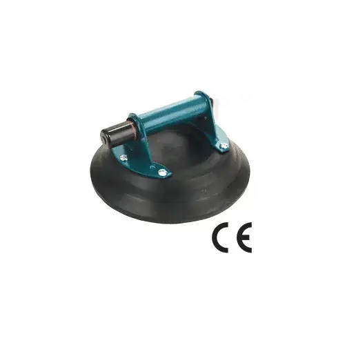 Wood's Powr-Grip 10" Hybrid Handle Vacuum Cup for Curved or Irregular Non-porous Surfaces Black