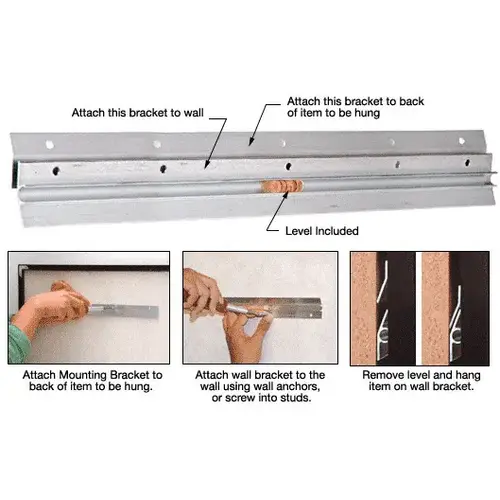 30" Mirror and Picture Hanging System 30" Mirror and Picture Hanging System