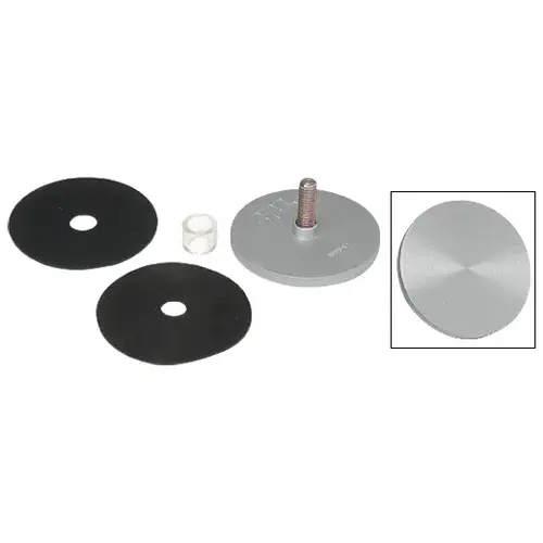 Mill Aluminum Conversion Cap Set for HR2D or HR2S Newport Series Hand Rail Brackets Mill Aluminum Conversion Cap Set for HR2D or HR2S Newport Series Hand Rail Brackets