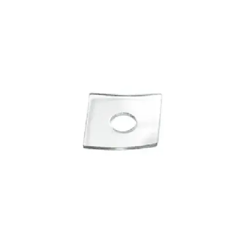 Clear 3/4" O.D. Square Washer - pack of 10