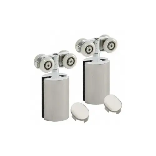 Brushed Nickel Hydroslide Sliding Door Hanger Kit - pack of 2 Brushed Nickel Hydroslide Sliding Door Hanger Kit - pack of 2