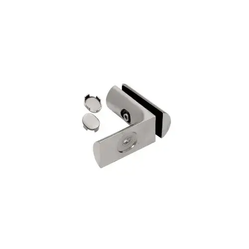 Brushed Nickel Hydroslide 90 Degree Wall-to-Glass Bracket Brushed Nickel Hydroslide 90 Degree Wall-to-Glass Bracket