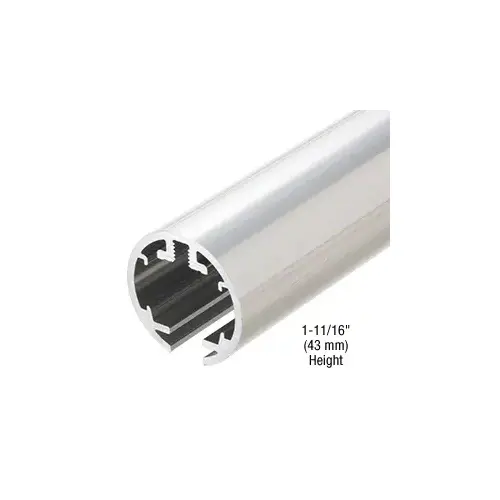 Brite Anodized 60" Hydroslide Sliding Shower Door Upper Track